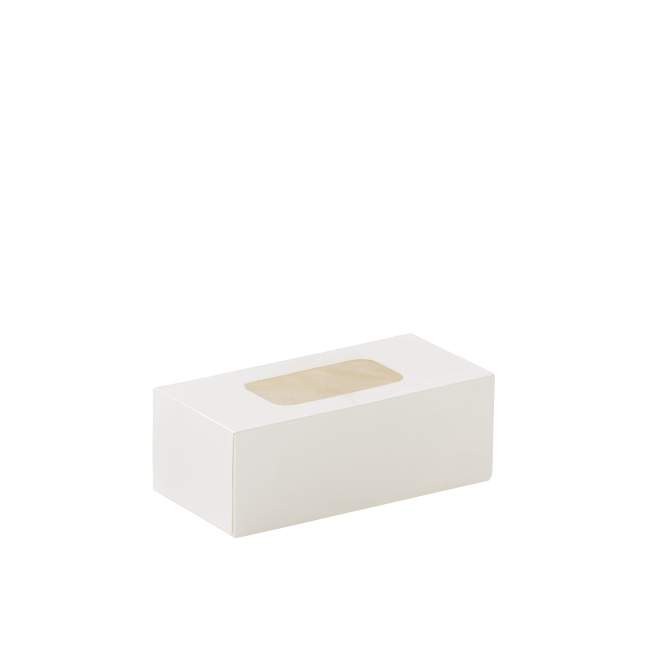 Detpak 2 Pack Donut Window Box White - 198mm(W) x 98mm(L) x 70mm(H) - Box of 400