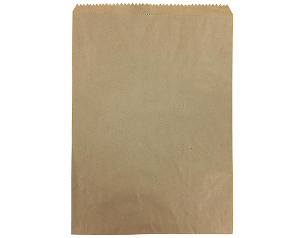 6 Long Brown Paper Bag 355mm(L) x 240mm(W) - Pack of 500