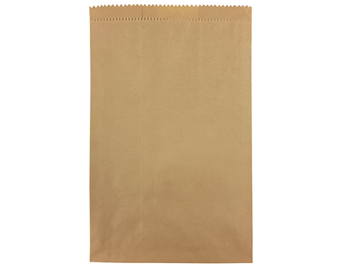 8 Long Brown Paper Bag 405mm(L) x 265mm(W) - Pack of 500
