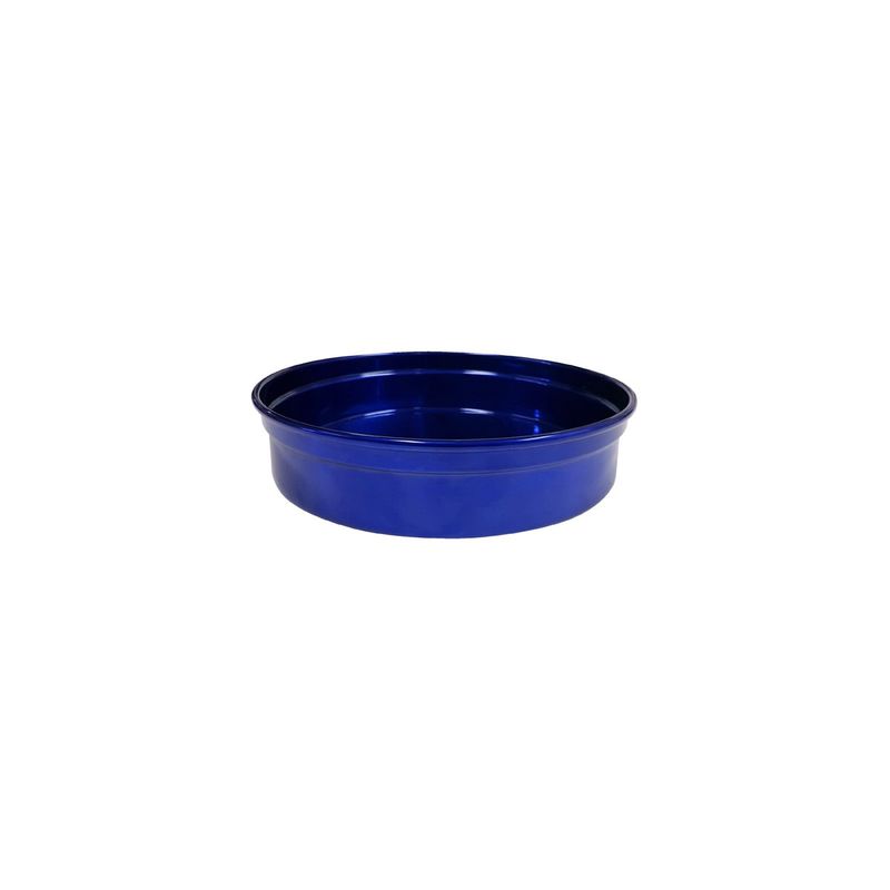CHEF INOX ROUND BAR TRAY ALUMINIUM 240x50mm BLUE (*04200-BL*) =  1 X EACH