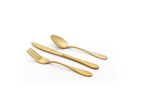TABLEKRAFT SOHO GOLD TEASPOON 18/10 135mm (*13255*) =  1 X DOZEN