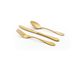 TABLEKRAFT SOHO GOLD TEASPOON 18/10 135mm (*13255*) =  1 X DOZEN