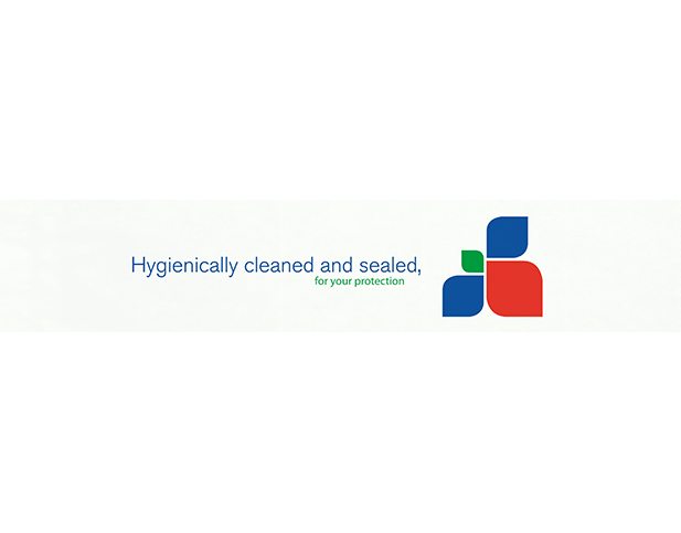 Toilet Seat Botanical Paper Hygiene Seals 600mm(L) x 55mm(W) - Pack of 2,000
