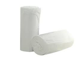 Garbage Bags White Low Duty Plastic 36lt - Pack of 50