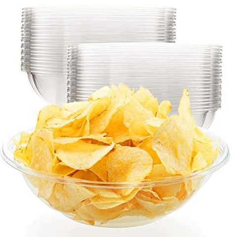 Clear Plastic Serving Bowl 6" / 150mm Wide - Each - CLEARANCE!
