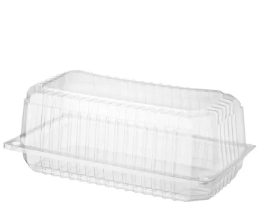 Eco Smart Clear Plastic Bar Cake Pack 195mm(L) x 95mm(W) x 80mm(H) - Box of 300