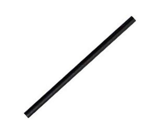 Bulk Box Black 3 Ply Cocktail Paper Straws 135mm Long 5mm Wide - Bulk Box of 5,000