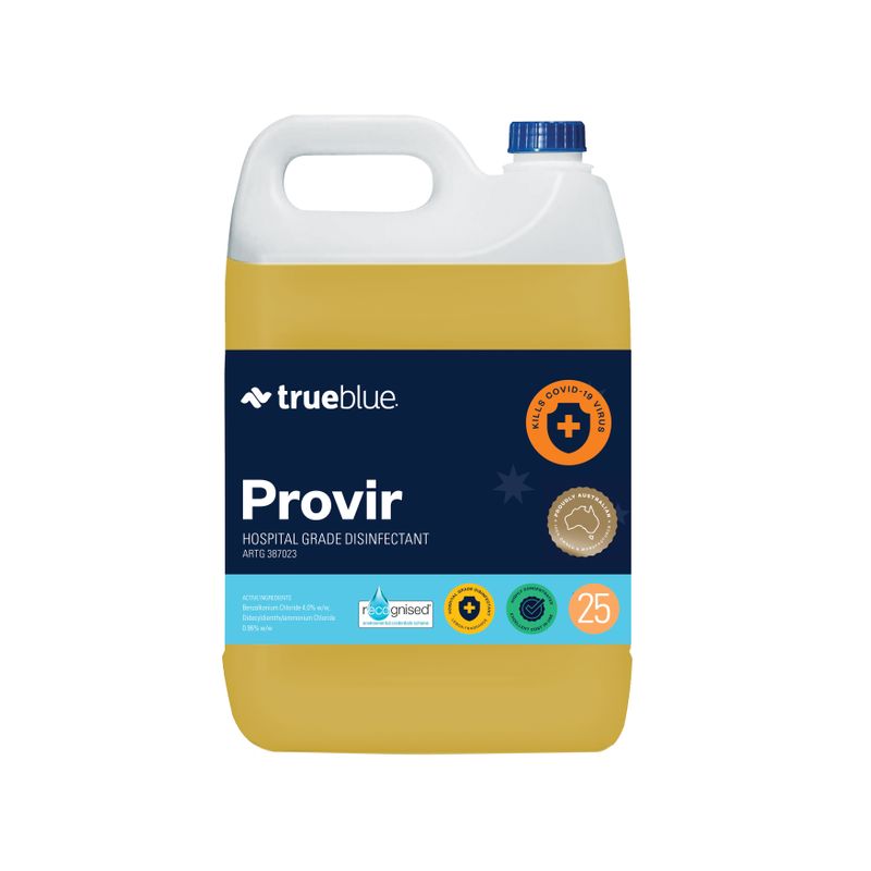 True Blue Provir Hospital Grade Disinfectant 3 X 5L - Each