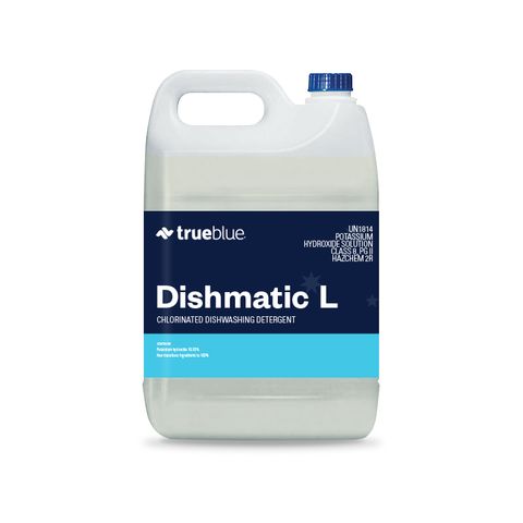 True Blue Dishmatic L Machine Dishwashing Detergent 5L - Each