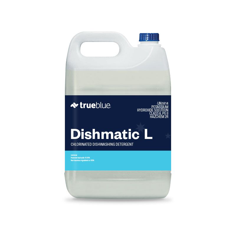 True Blue Dishmatic L Machine Dishwashing Detergent 5L - Each