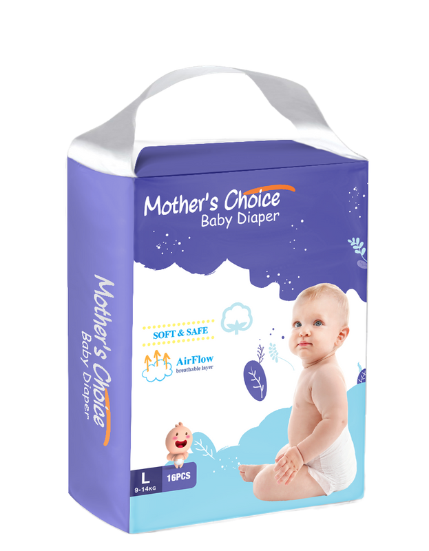 Velona Mothers Choice Economy Nappies Large (9kg - 14kg) - Pack of 192