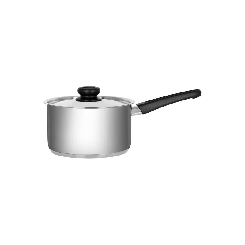 CHEF INOX CLUB SAUCEPAN w/LID S/S w/BAKELITE HDL 180mm 2.5lt (*73003*) =  1 X EACH