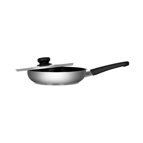 CHEF INOX CLUB FRYPAN w/LID NON STICK 240x50mm (*73035*) =  1 X EACH