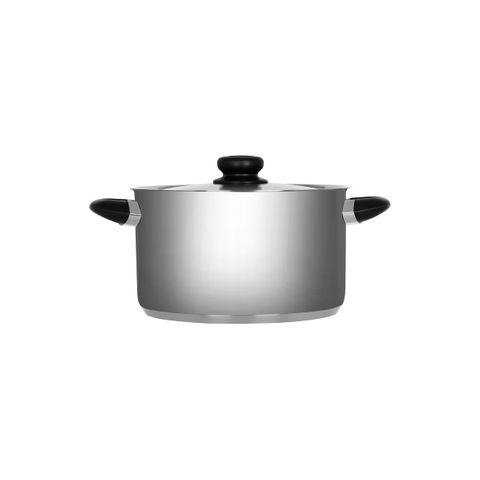 CHEF INOX CLUB SAUCEPOT w/LID SS/BAKELT HDL 240x140mm 6.0lt (*73006*) =  1 X EACH