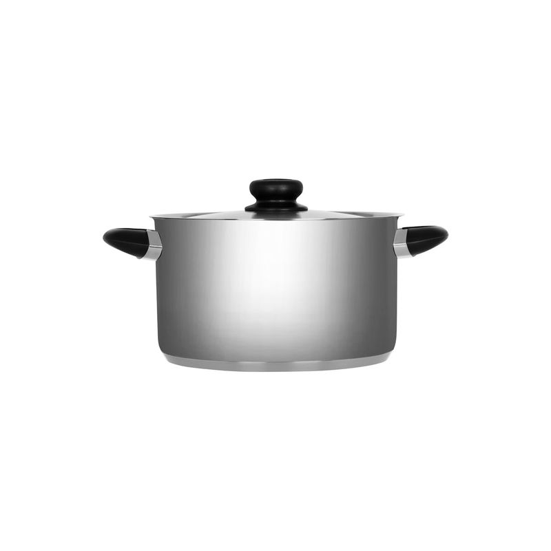 CHEF INOX CLUB SAUCEPOT w/LID SS/BAKELT HDL 240x140mm 6.0lt (*73006*) =  1 X EACH