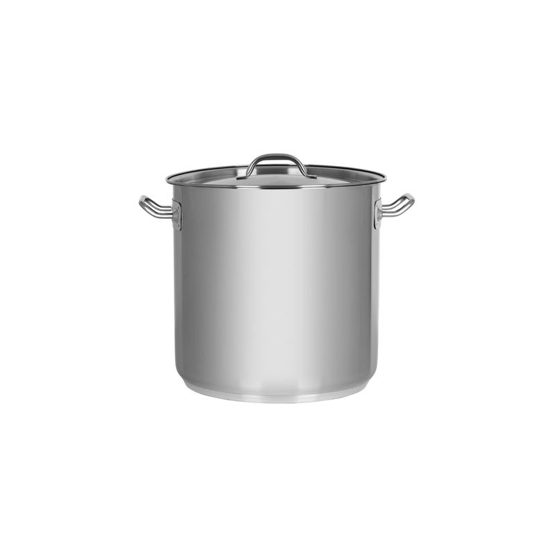 CHEF INOX ELITE STOCKPOT w/LID 18/10 220x220mm 8.25lt (*70408*) =  1 X EACH