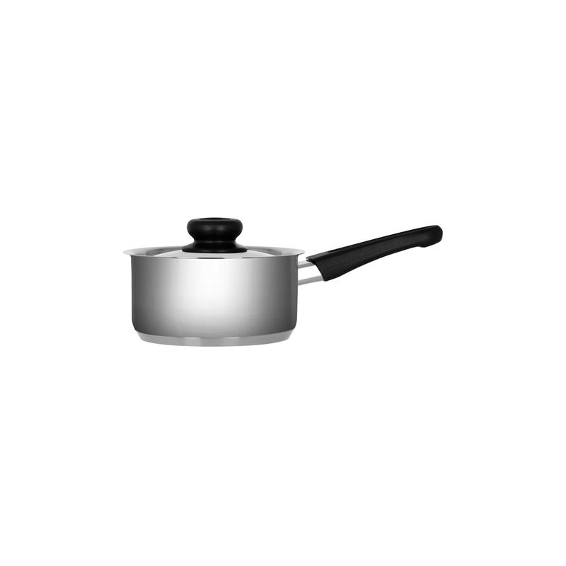CHEF INOX CLUB SAUCEPAN w/LID S/S w/BAKELITE HDL 160mm 1.5lt (*73002*) =  1 X EACH