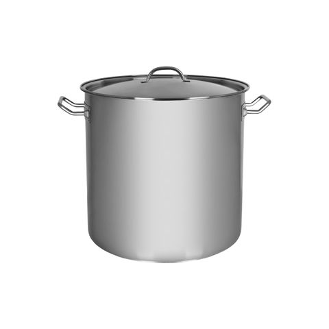 CHEF INOX ELITE STOCKPOT w/LID 18/10 400x400mm 50.0lt (*70442*) =  1 X EACH
