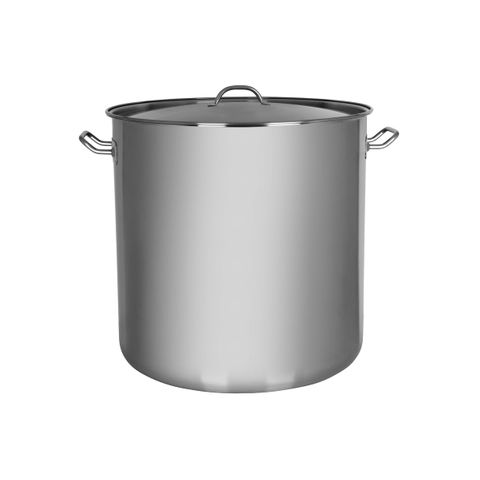 CHEF INOX ELITE STOCKPOT w/LID 18/10 450x450mm 70lt (*70444*) =  1 X EACH