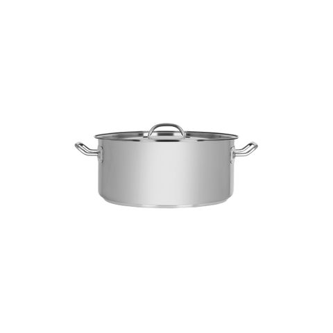 CHEF INOX ELITE CASSEROLE w/LID 18/10 280x120mm 7.25lt (*70465*) =  1 X EACH