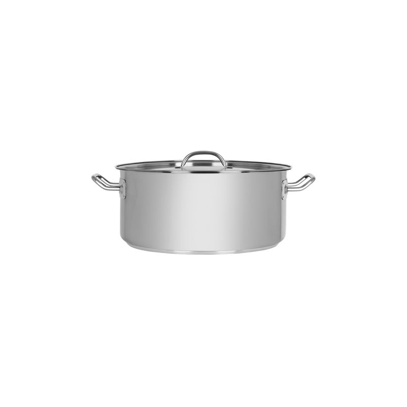 CHEF INOX ELITE CASSEROLE w/LID 18/10 280x120mm 7.25lt (*70465*) =  1 X EACH