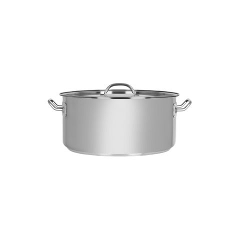 CHEF INOX ELITE CASSEROLE w/LID 18/10 320x150mm 12.0lt (*70466*) =  1 X EACH