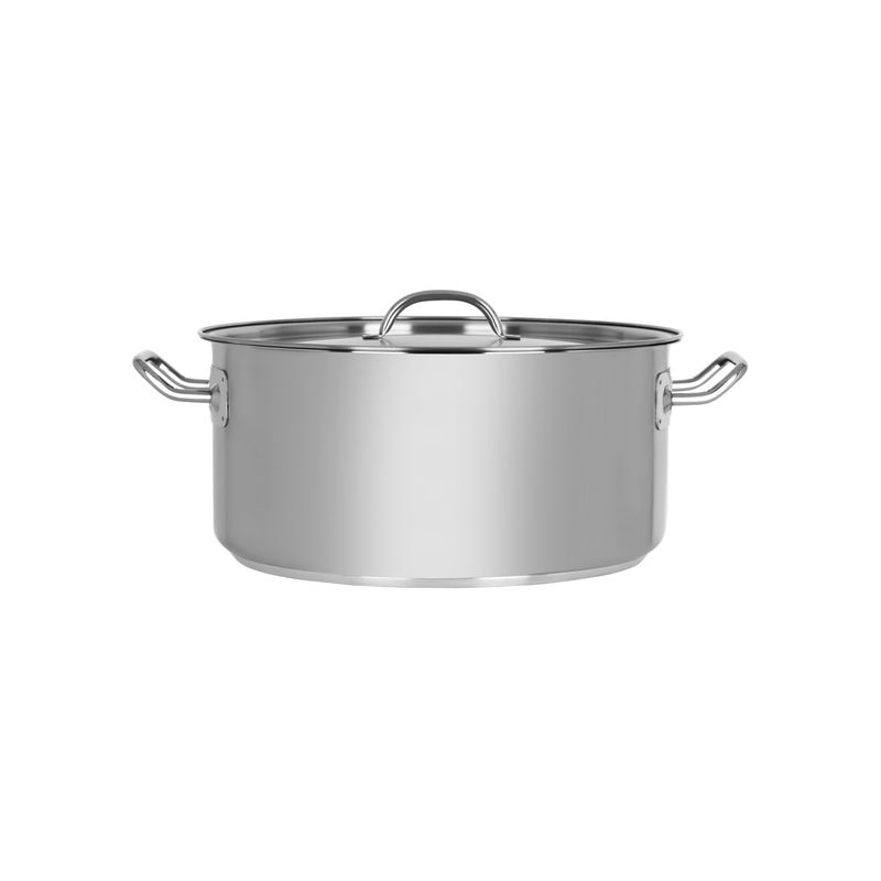CHEF INOX ELITE CASSEROLE w/LID 18/10 360x170mm 17.2lt (*70467*) =  1 X EACH
