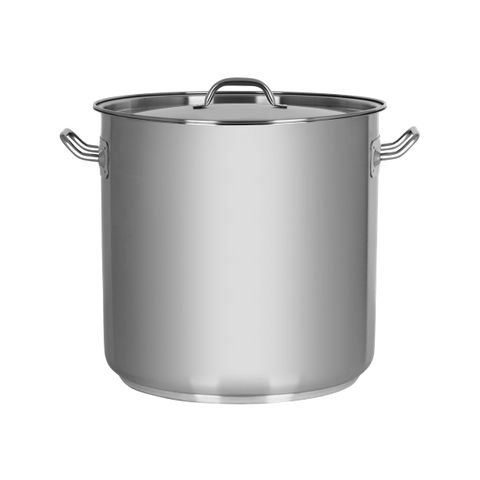 CHEF INOX ELITE STOCKPOT w/LID 18/10 360x360mm 36.5lt (*70432*) =  1 X EACH