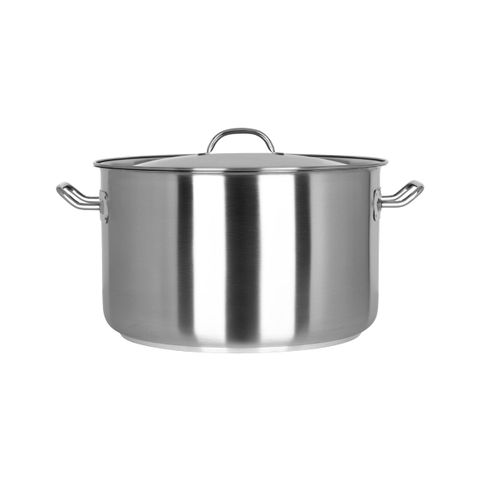 CHEF INOX ELITE SAUCE POT w/LID 18/10 400x240mm 30lt (*70486*) =  1 X EACH
