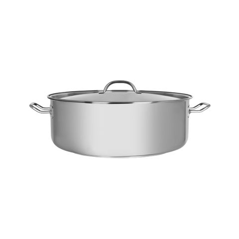 CHEF INOX ELITE CASSEROLE w/LID 18/10 400x145mm 18lt (*70476*) =  1 X EACH