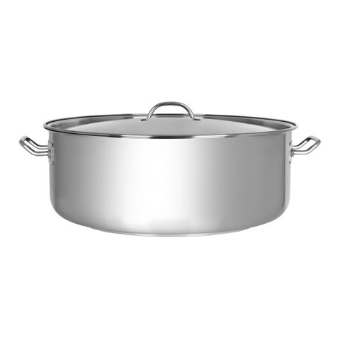 CHEF INOX ELITE CASSEROLE w/LID 18/10 500x190mm 37lt (*70478*) =  1 X EACH