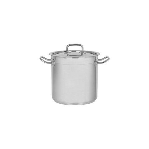 CHEF INOX PROFESSIONAL STOCKPOT w/LID 18/10 200x200mm 6.25lt (*73210*) =  1 X EACH