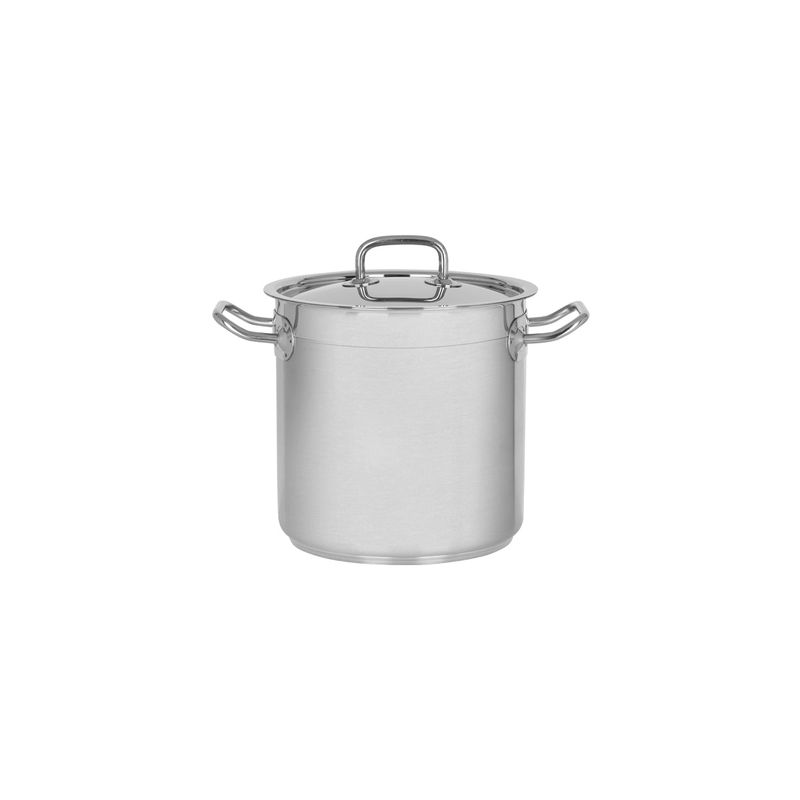 CHEF INOX PROFESSIONAL STOCKPOT w/LID 18/10 200x200mm 6.25lt (*73210*) =  1 X EACH