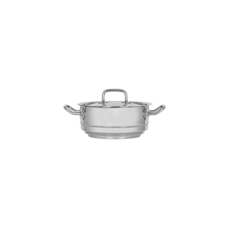 CHEF INOX PROFESSIONAL MULTIFIT STEAMER w/LID 18/10 200x95mm (*73261*) =  1 X EACH