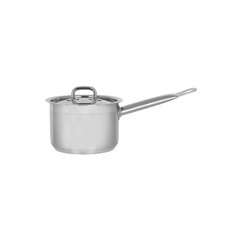 CHEF INOX PROFESSIONAL SAUCEPAN w/LID 18/10 160x110mm 2.2lt (*73252*) =  1 X EACH