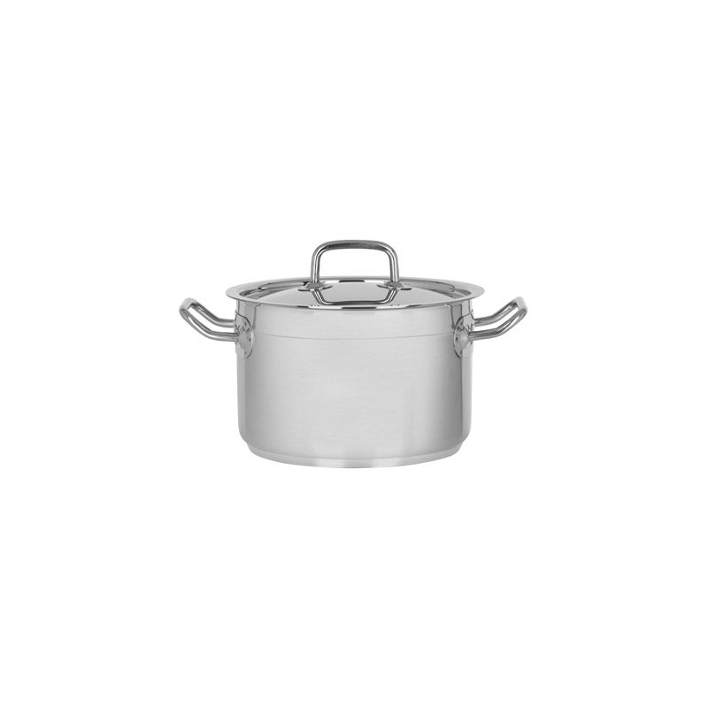 CHEF INOX PROFESSIONAL SAUCE POT w/LID-18/10 200x130mm 4.0lt (*73225*) =  1 X EACH