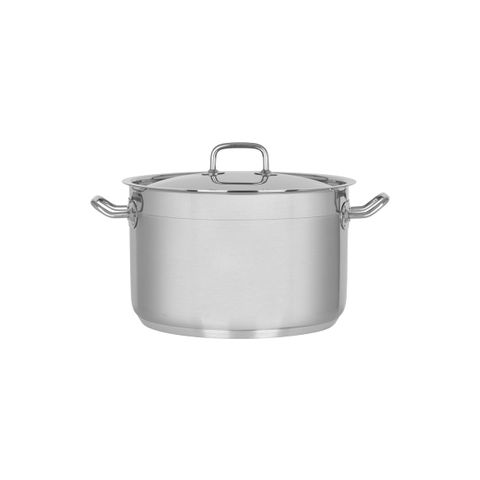 CHEF INOX PROFESSIONAL SAUCE POT wLID 18/10 280x175mm 10.7lt (*73227*) =  1 X EACH