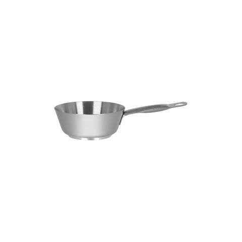 PADERNO S 1000 CONICAL SAUTE PAN S/S 160x60mm 1lt (*71460*) =  1 X EACH