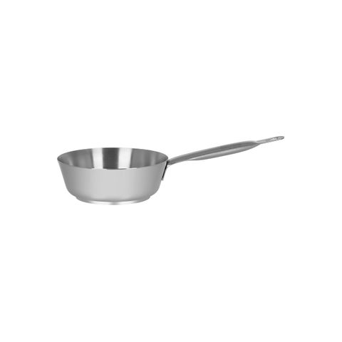 PADERNO S 1000 CONICAL SAUTE PAN S/S 180x60mm 1.2lt (*71461*) =  1 X EACH