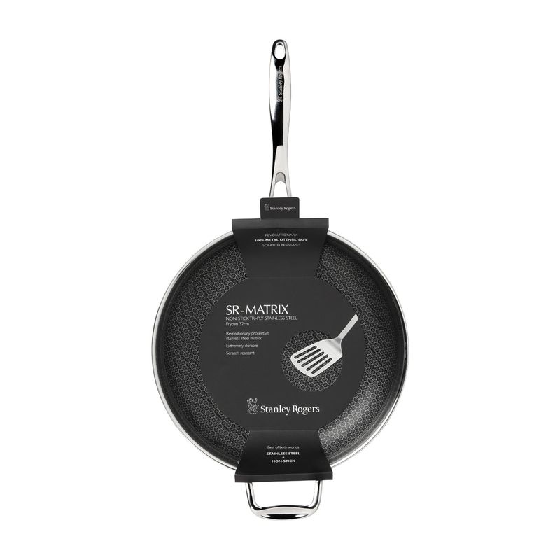 STANLEY ROGERS MATRIX FRYPAN 320mm (*SR42304*) = PACK OF 2 X EACHES