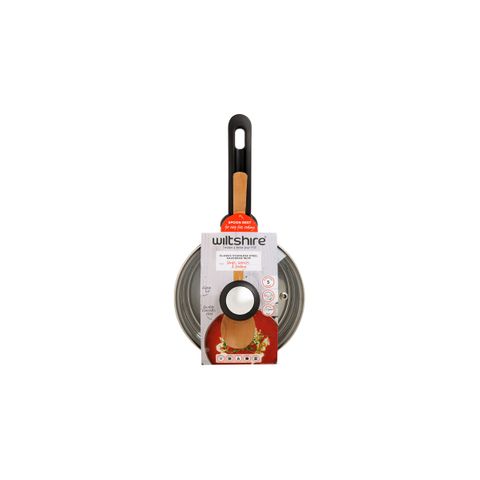 WILTSHIRE CLASSIC SAUCEPAN 160mm W/GLASS LID (*WLT42296*) = PACK OF 4 X EACHES