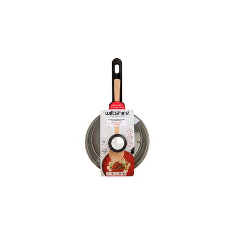 WILTSHIRE CLASSIC SAUCEPAN 180mm W/GLASS LID (*WLT42297*) = PACK OF 4 X EACHES