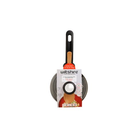 WILTSHIRE CLASSIC SAUCEPAN 140mm W/GLASS LID (*WLT42295*) = PACK OF 4 X EACHES