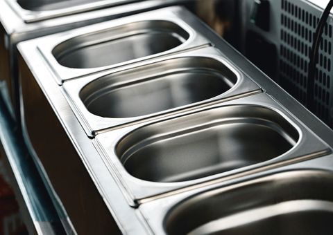 CHEF INOX ANTI-JAM STEAM PAN 1/6 SIZE 176x162x65mm 1lt (*51602*) = PACK OF 36 X EACHES