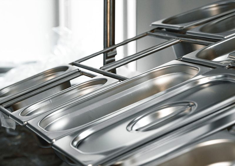 CHEF INOX ANTI-JAM STEAM PAN COVER 1/2 SIZE (*51200-C*) = PACK OF 12 X EACHES