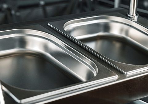 CHEF INOX GASTRONORM PAN 18/10 2/3 SIZE 354x165x150mm (*GN-23150*) = PACK OF 5 X EACHES