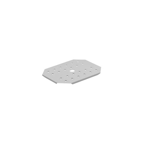 CHEF INOX DRAIN PLATE 18/8 280x219x10mm (*50308*) =  1 X EACH