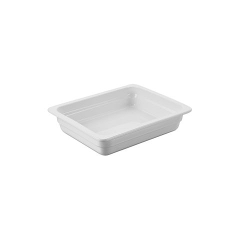 CHEF INOX GASTRONORM DISH PORCELAIN 1/2 SIZE 325x265x65mm (*93212*) =  1 X EACH