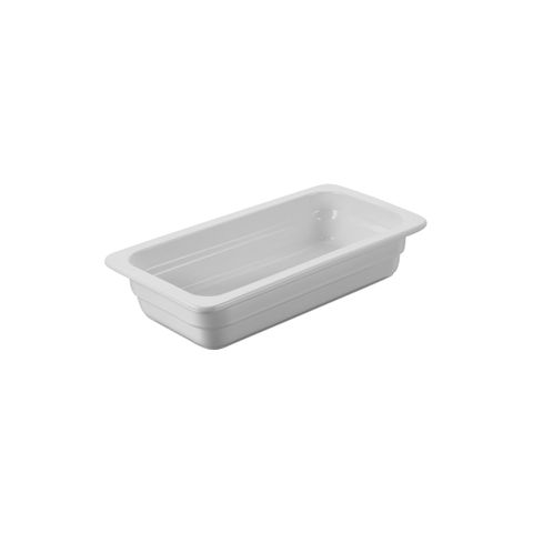 CHEF INOX GASTRONORM DISH PORCELAIN 1/3 SIZE 325x176x65mm (*93213*) =  1 X EACH