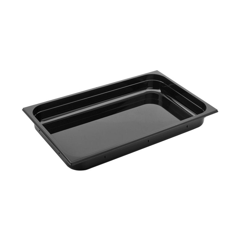 GASTRONORM PAN- POLYCARB 1/1 x 65mm7.4lt BLACK (*PC-11065BK*) = PACK OF 6 X EACHES